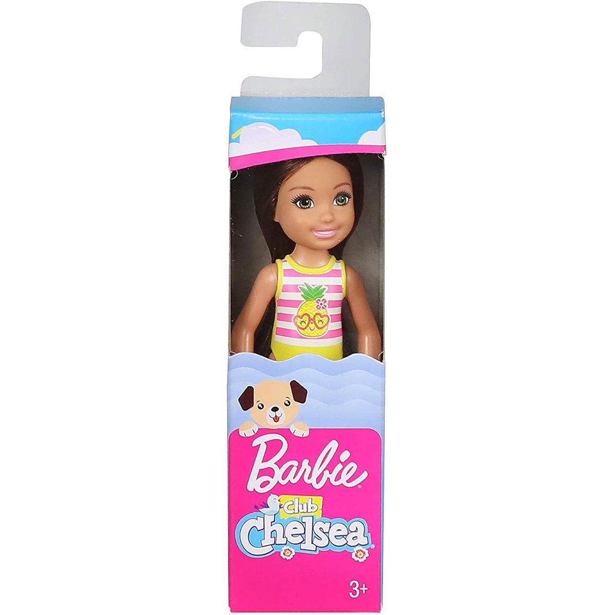 Barbie Chelsea Beach Doll Pineapple on Swimsuit