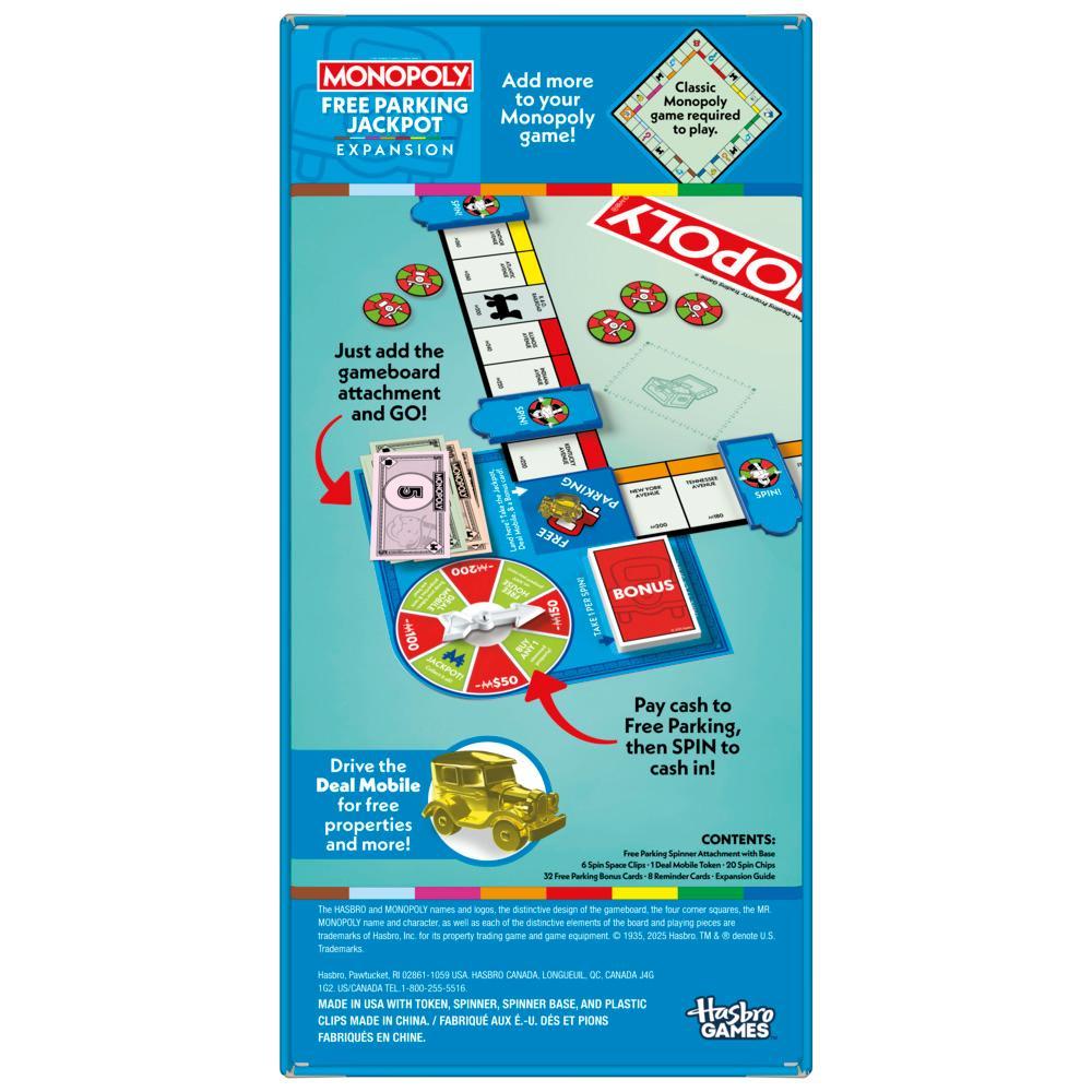 Monopoly Expansion Free Parking Jackpot