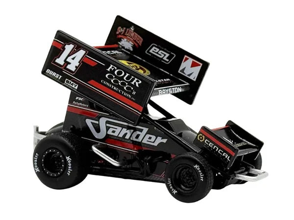 1/50 #14 2025 Four CCCC's Construction Sprint Car - Spencer Bayston