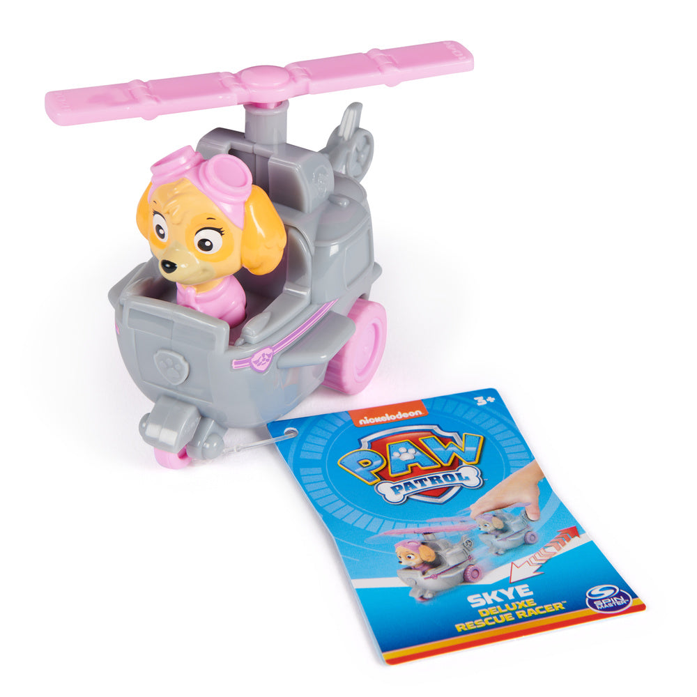 Paw Patrol Pullback Deluxe Rescue Racer Vehicles Skye