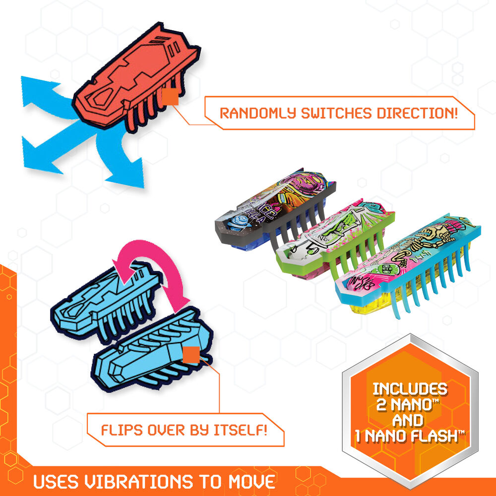 Hex Bots Flash Nano Land Small Playset