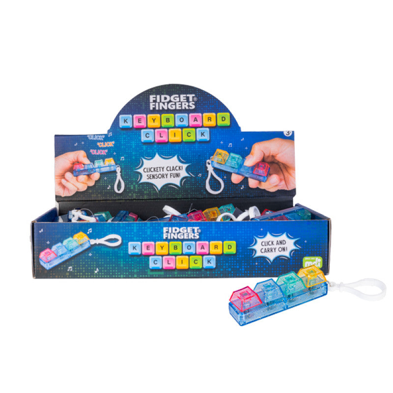 Fidget Fingers Keyboard Click Key Chain