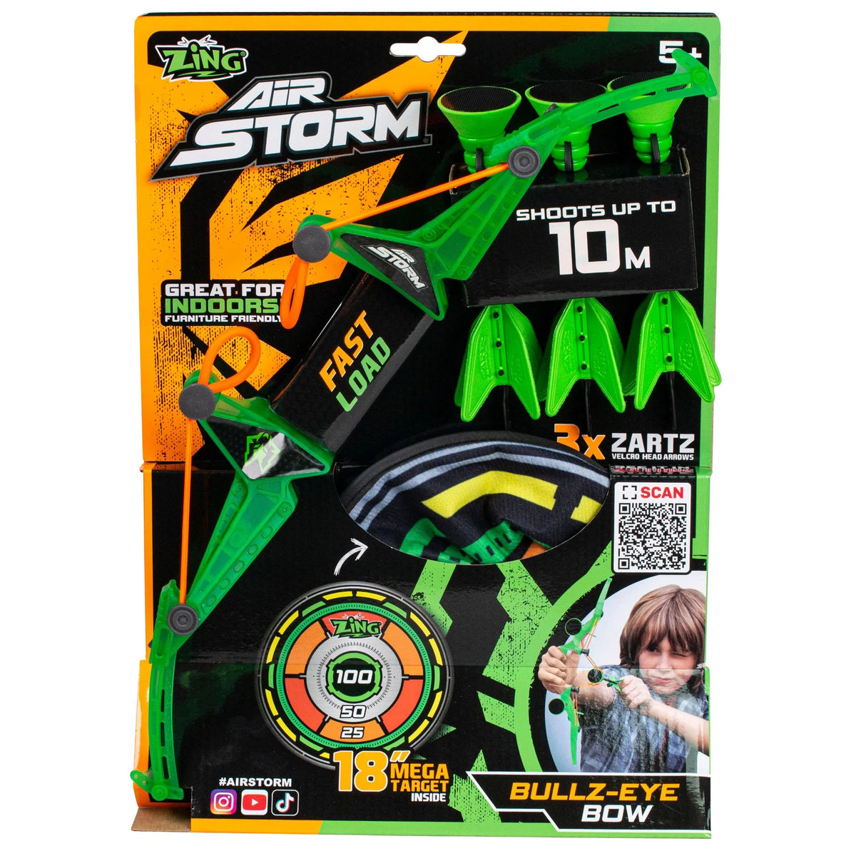Zing Air Storm Bullz-Eye Bow and Target