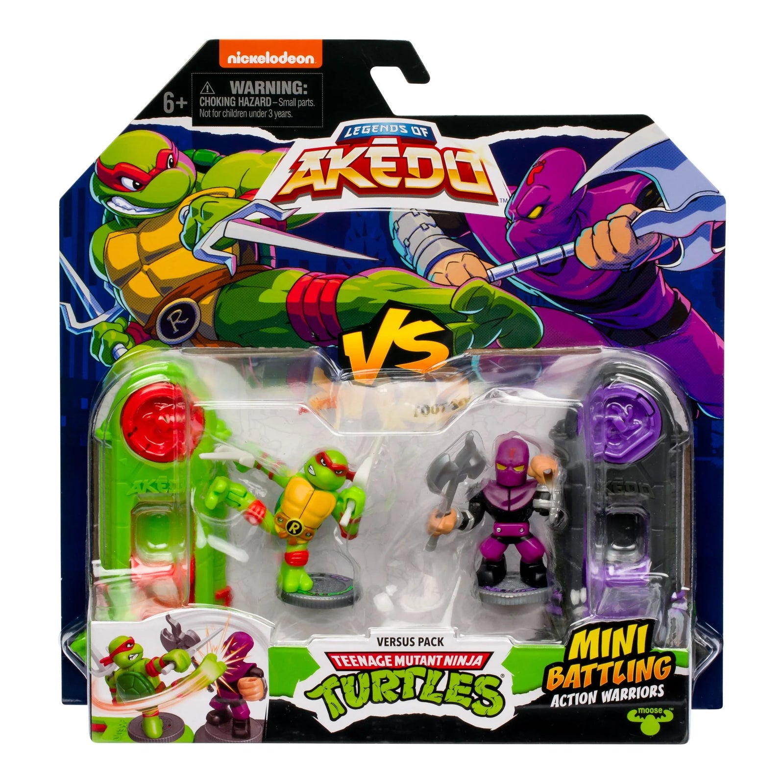 Akedo TMNT S3 Ralph Vs Foot Soldier