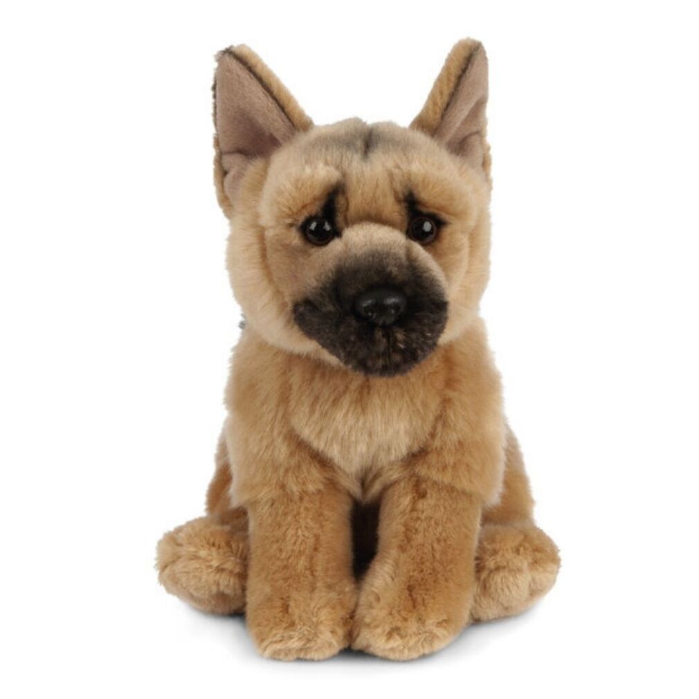 Living Nature Plush Sitting German Shepherd