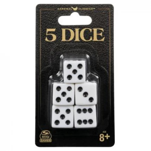 Classic Games Pack of 5 Dice REFRESH