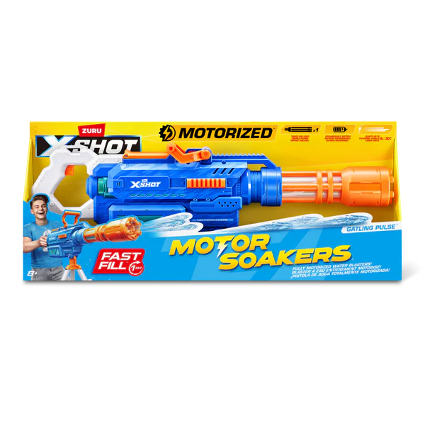 Zuru XShot Fast Fill Motor Soakers Gatling Pulse