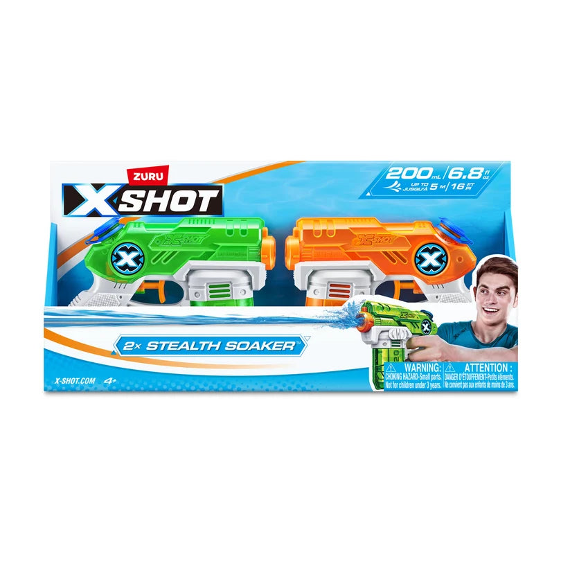 Zuru XSHOT Water Blaster Stealth Soaker Twin Pack