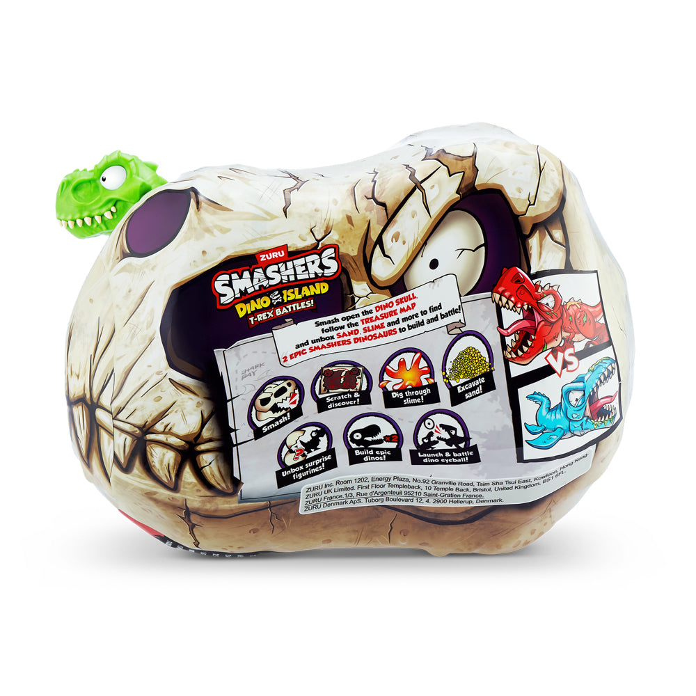 Zuru Smashers Dino Island Mini T-Rex Battle Playset