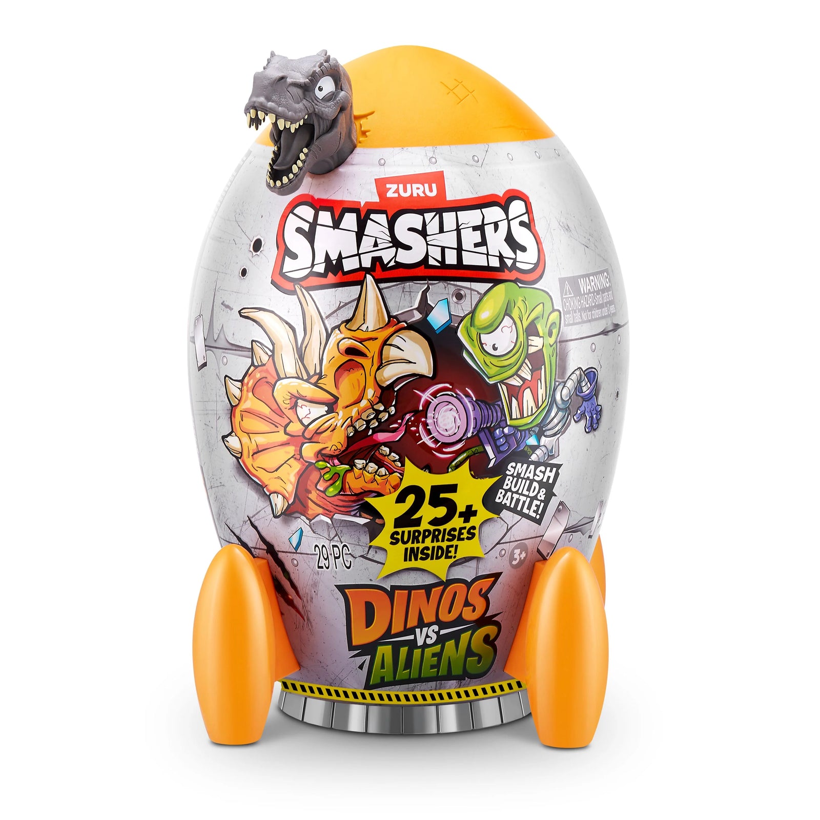 ZURU Smashers Dino VS Aliens Rocket Assorted Colours