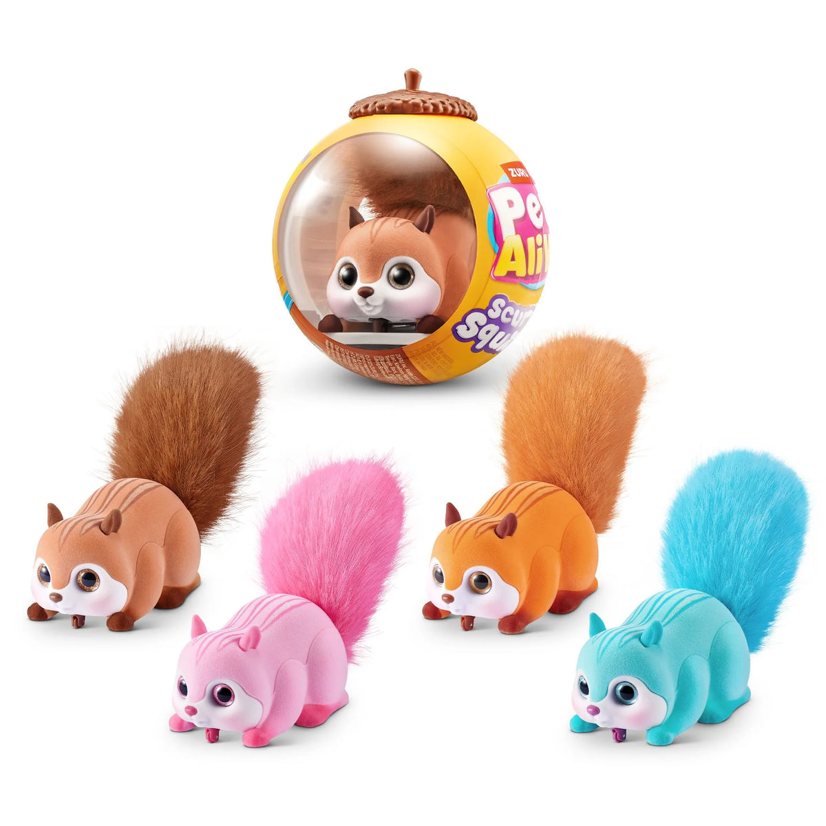 Zuru Pet&#39;s Alive Scurry n Squirrel Assorted Colours Req 2 x AAA batteries