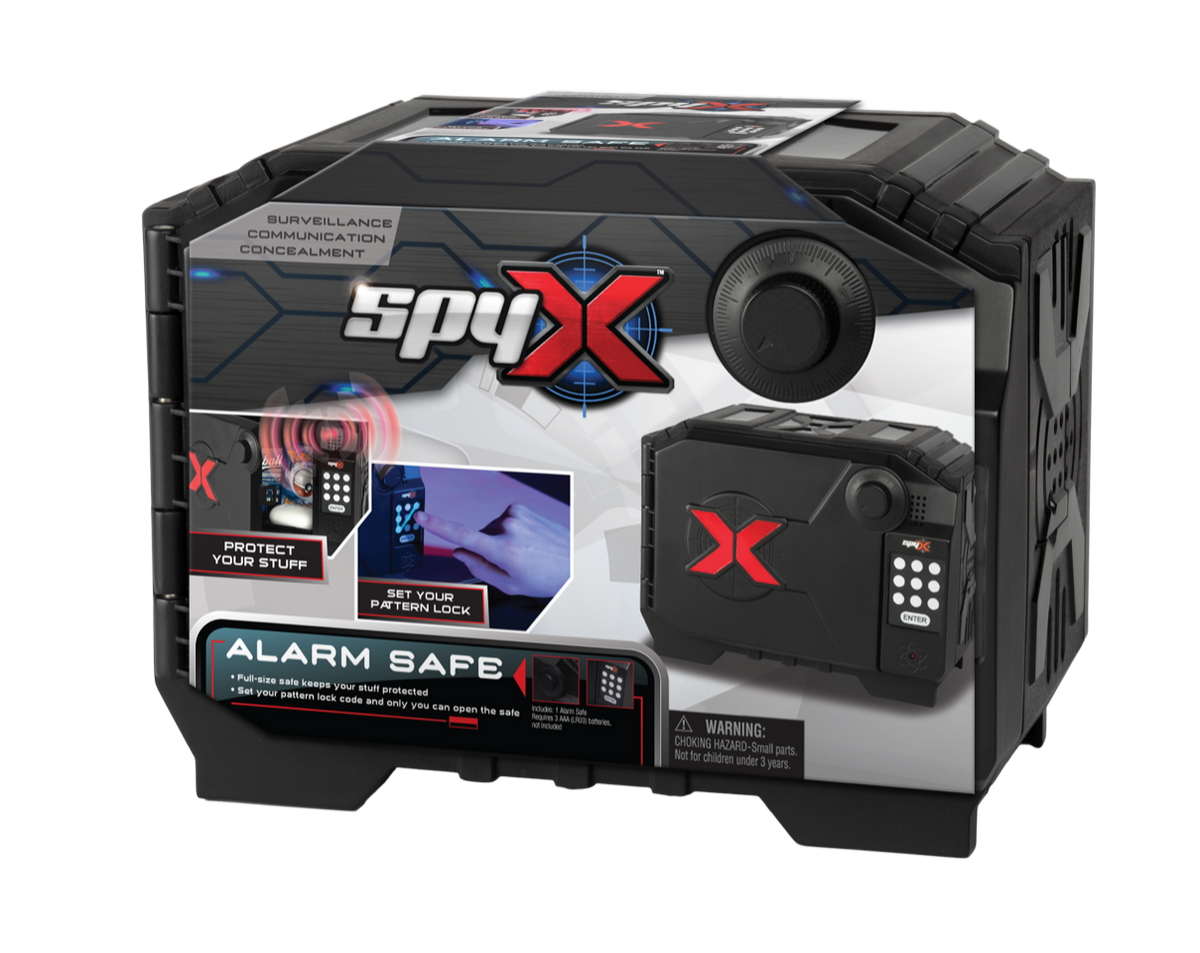 SpyX Alarm Safe req 3 x AAA batteries