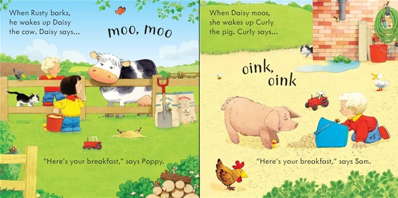 Poppy and Sam&#39;s Noisy Tractor Sound Book