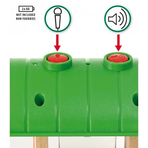 BRIO 33840 Record &amp; Play Train Platform req 2 x AA batteries