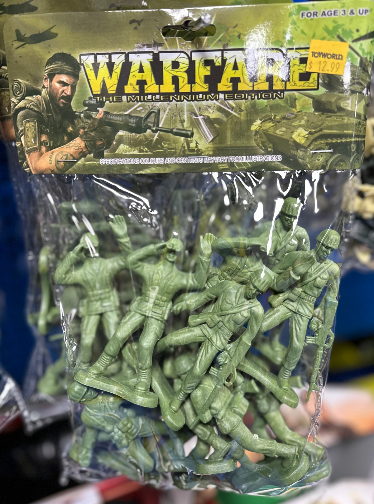 Warfare 10cm Military Figures in Polybag