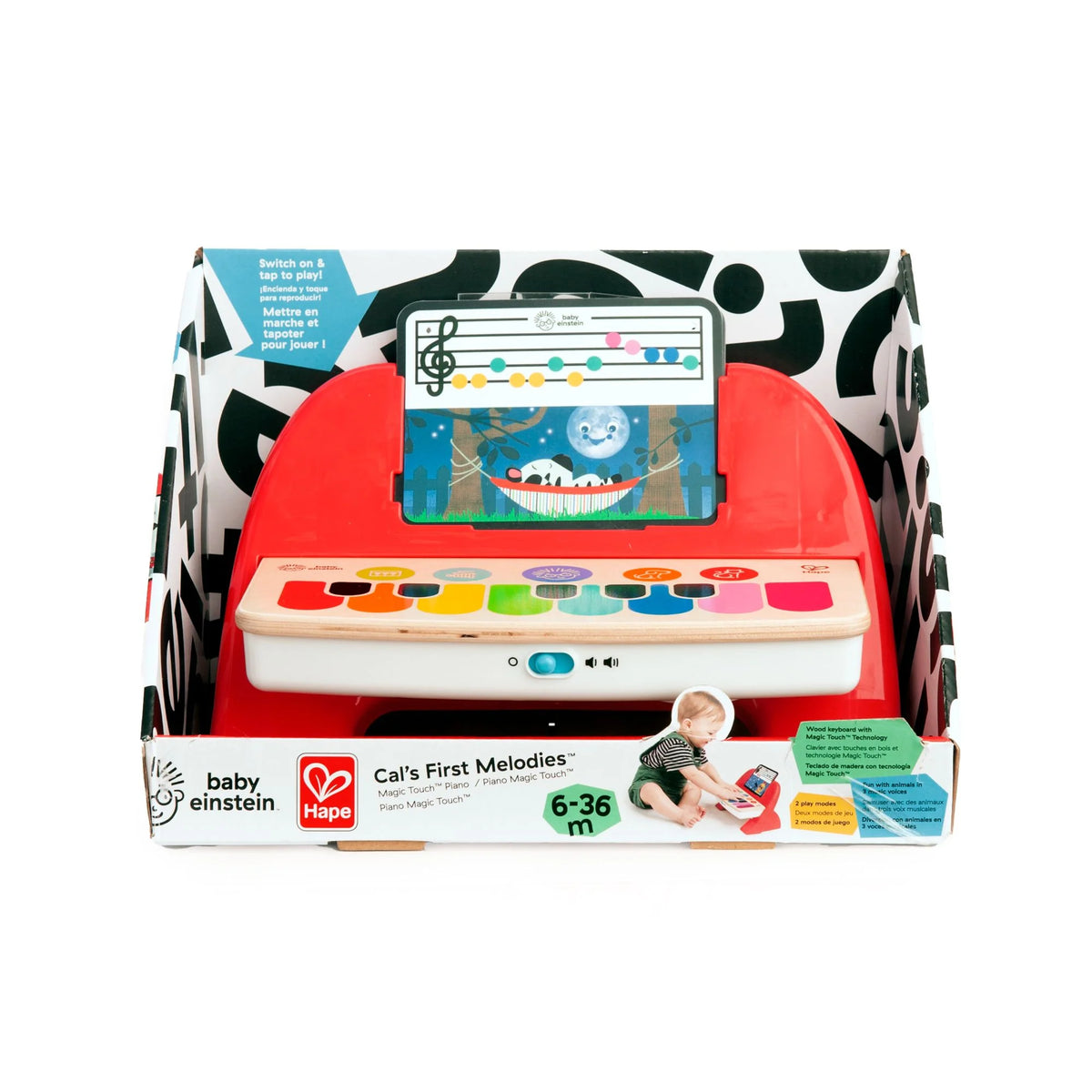 Baby Einstein Hape Cal&#39;s First Melodies Magic Touch Piano