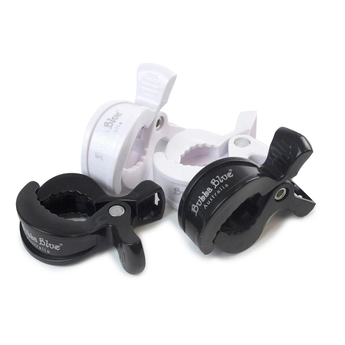 Bubba Blue Pram Pegs 4pk Unisex Black and White
