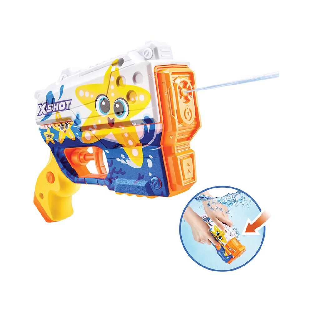 Zuru XShot Fast Fill Skins Water Gun - Starfish