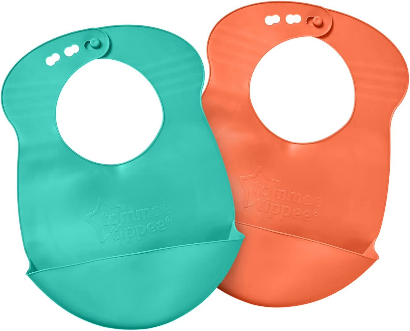 Tommee Tippee Roll N Go Bib 6m+ 2pk