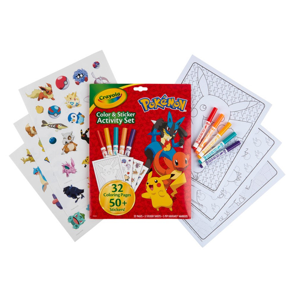 Crayola Color & Sticker Activity Set POKEMON
