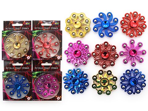 Metallic Fidget Spinner Asstd Designs