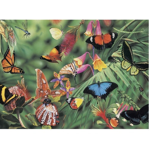 Blue Opal Wild Australia Butterflies And Beetles 100pc Puzzle