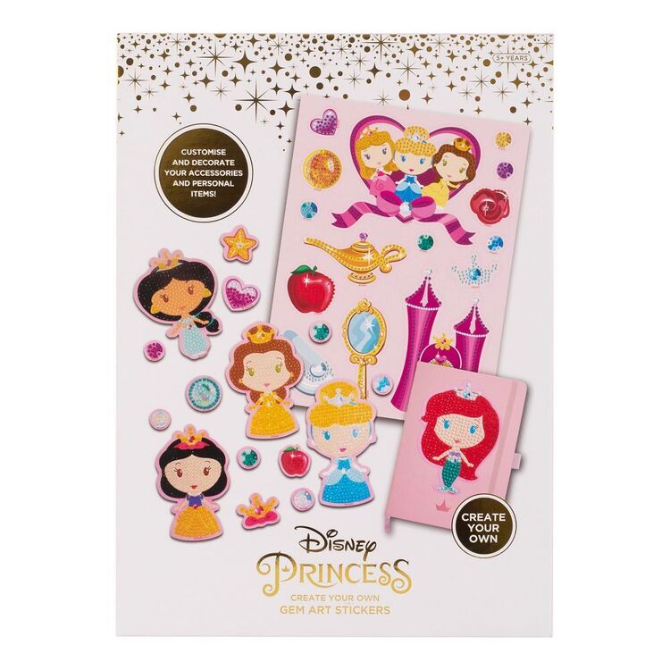 Disney Princess Create Your Own Gem Art Stickers