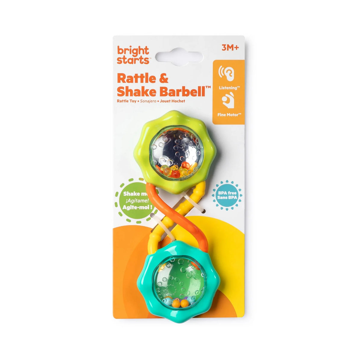 Brights Starts Rattle &amp; Shake Barbell Toy