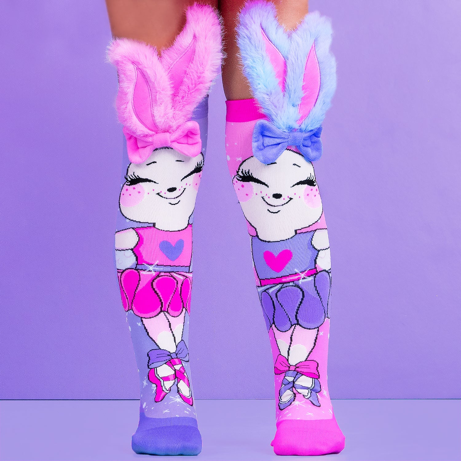 Mad Mia Ballerina Bunny Socks Toddler Ages 3-5