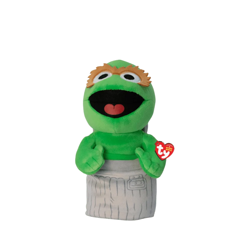Sesame Street TY Beanie Baby Floppy Regular OSCAR THE GROUCH