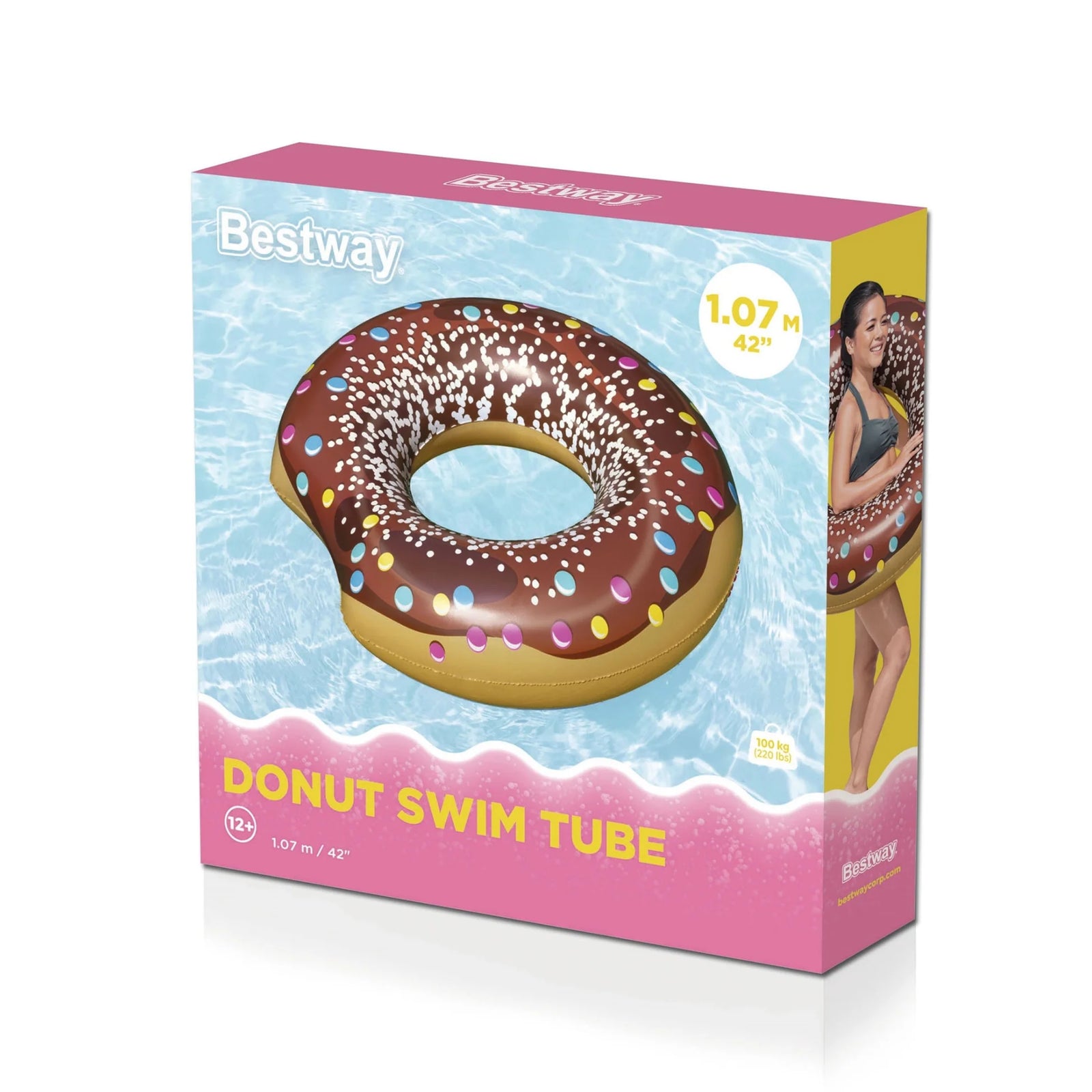Bestway 1.07m Donut Swim Tube Assorted