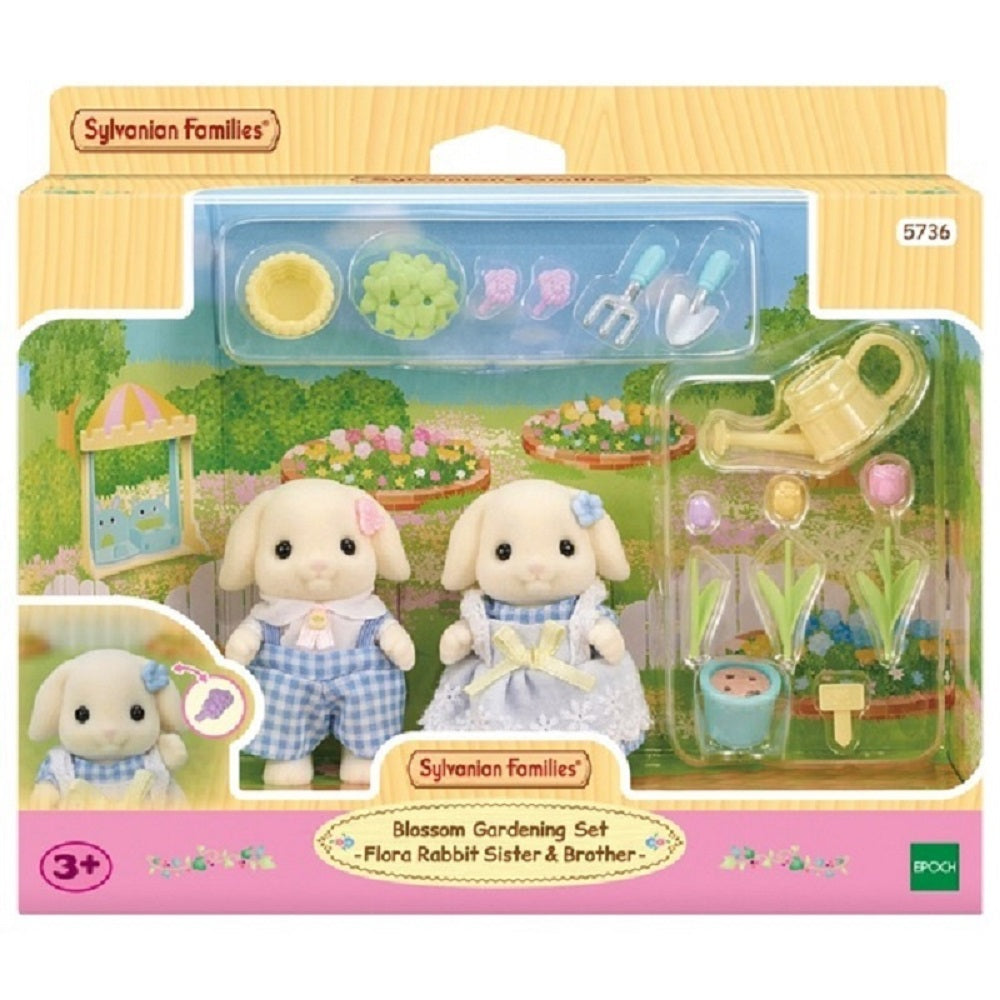 SF5736 Blossom Gardening Set - Flora Rabbit Sister &amp; Brother