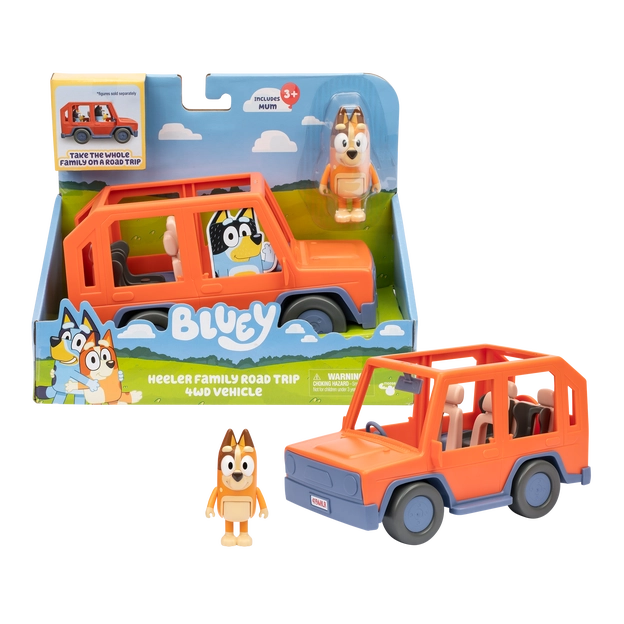 Bluey S11 Heeler Family Road trip 4WD Vehicle