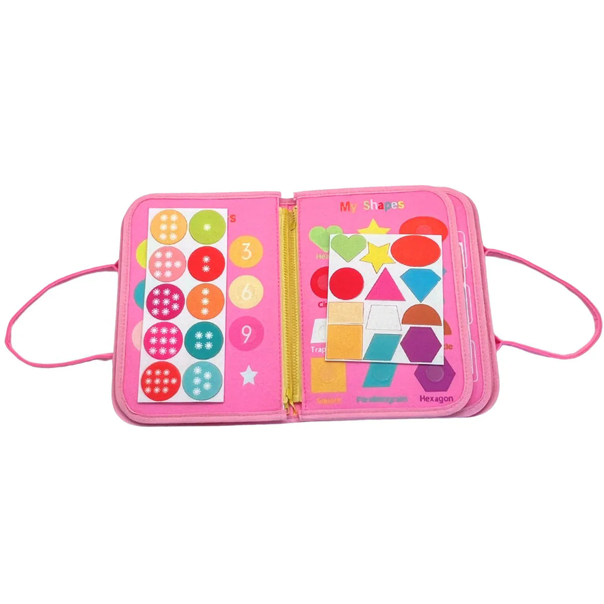 Magic Sensory Busy Board Book Pink