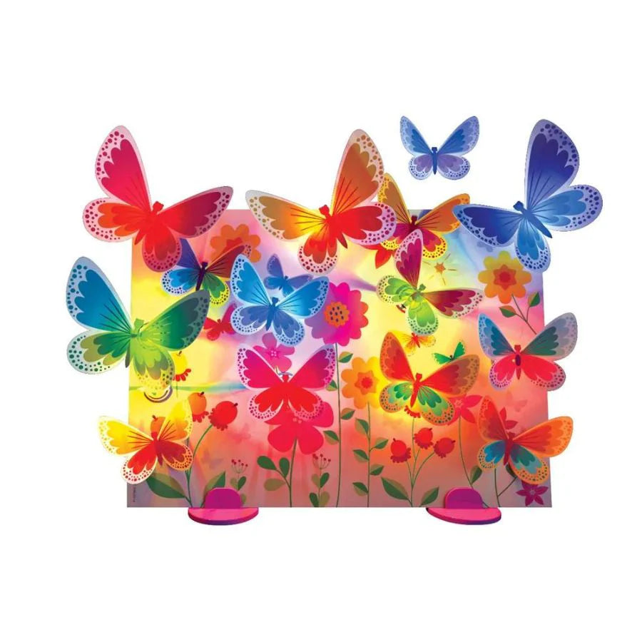 4M Kidz Maker Glow 3D Butterfly Canvas