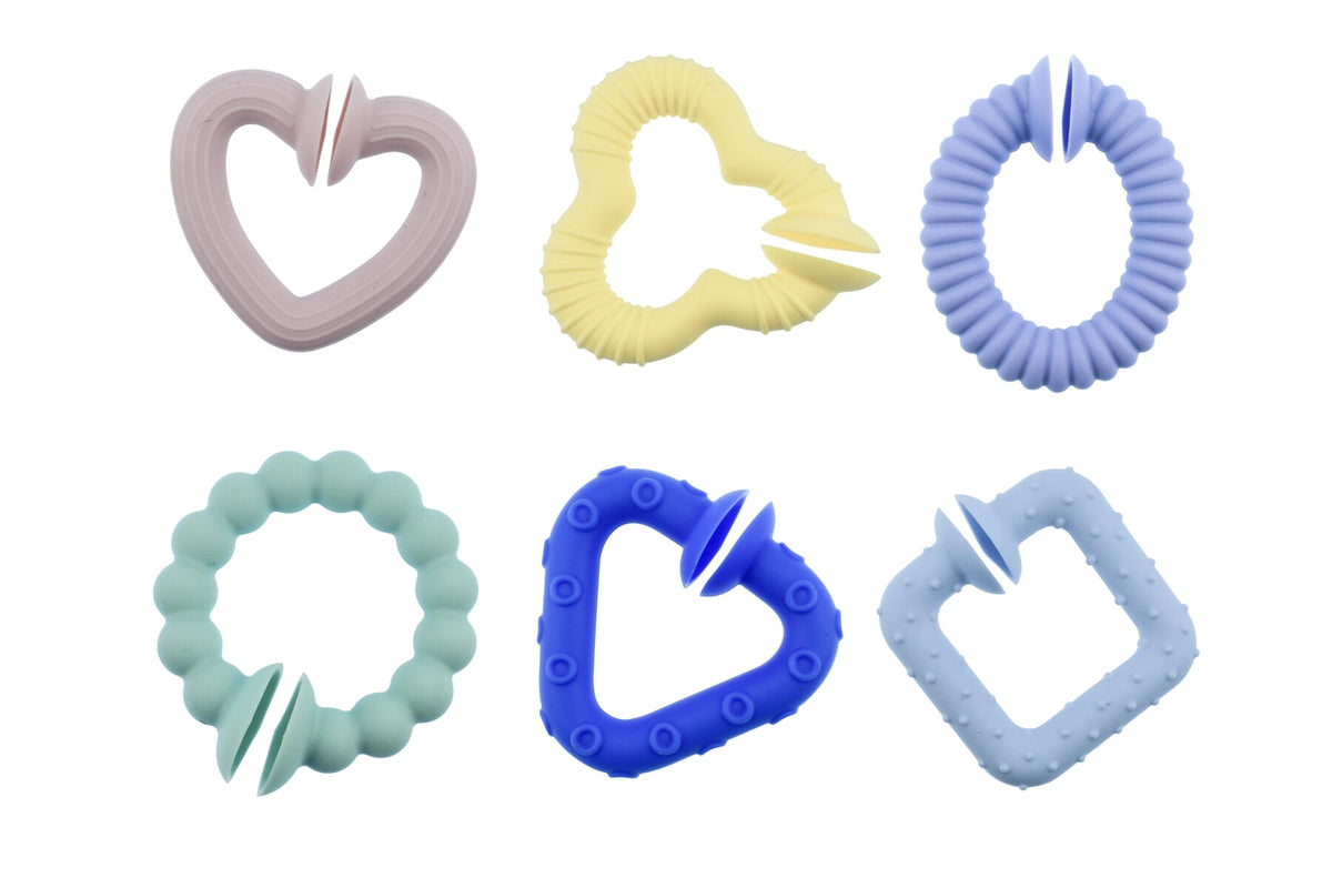 Koala Dream Snap &amp; Learn Suction Teethers 6pk