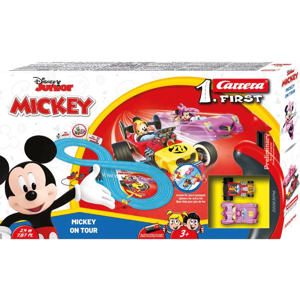 Carrera First Mickey's On Tour 2.4m Track Set Req 4 C Batteries