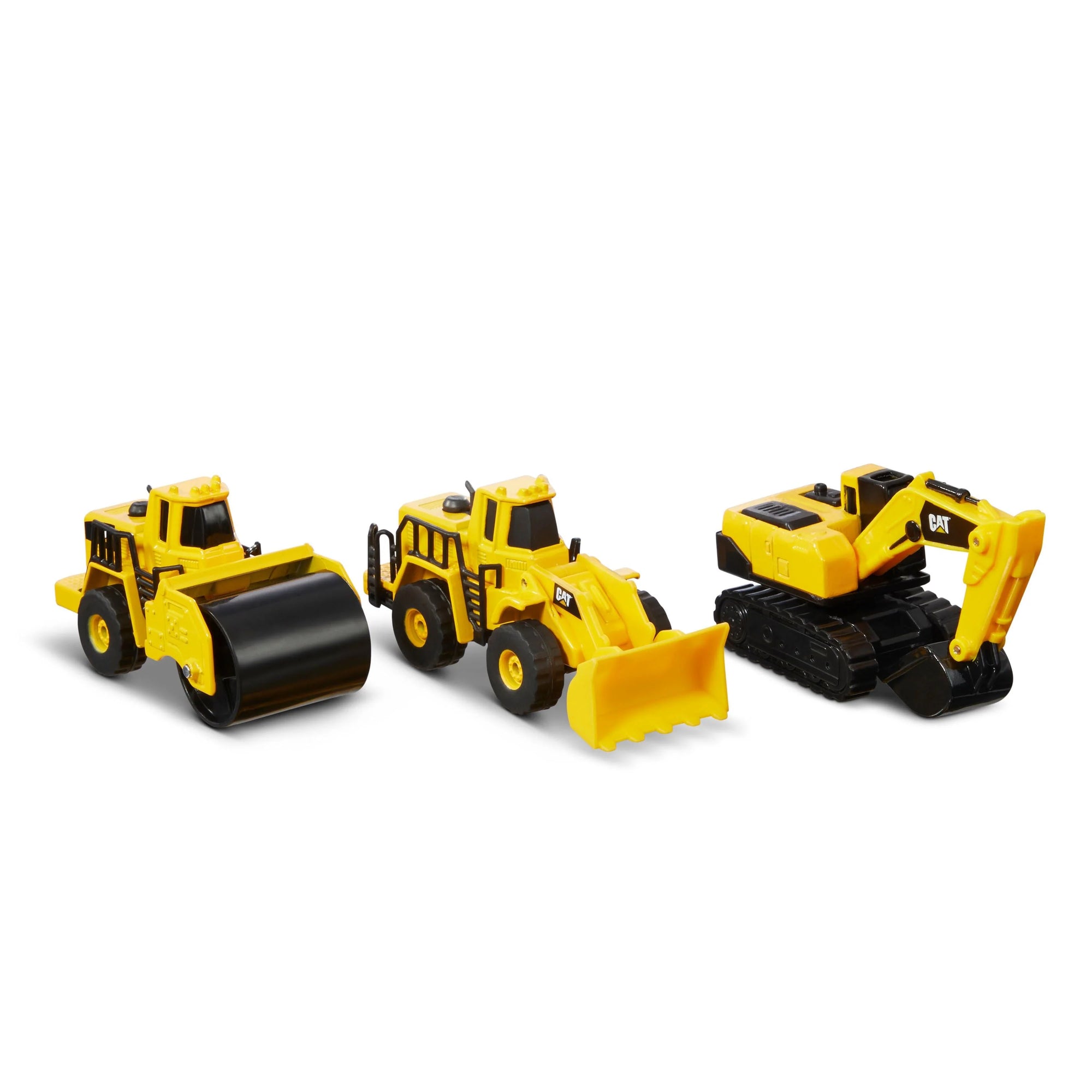 CAT Metal Machines 3 Pack Asstd with Steam Roller