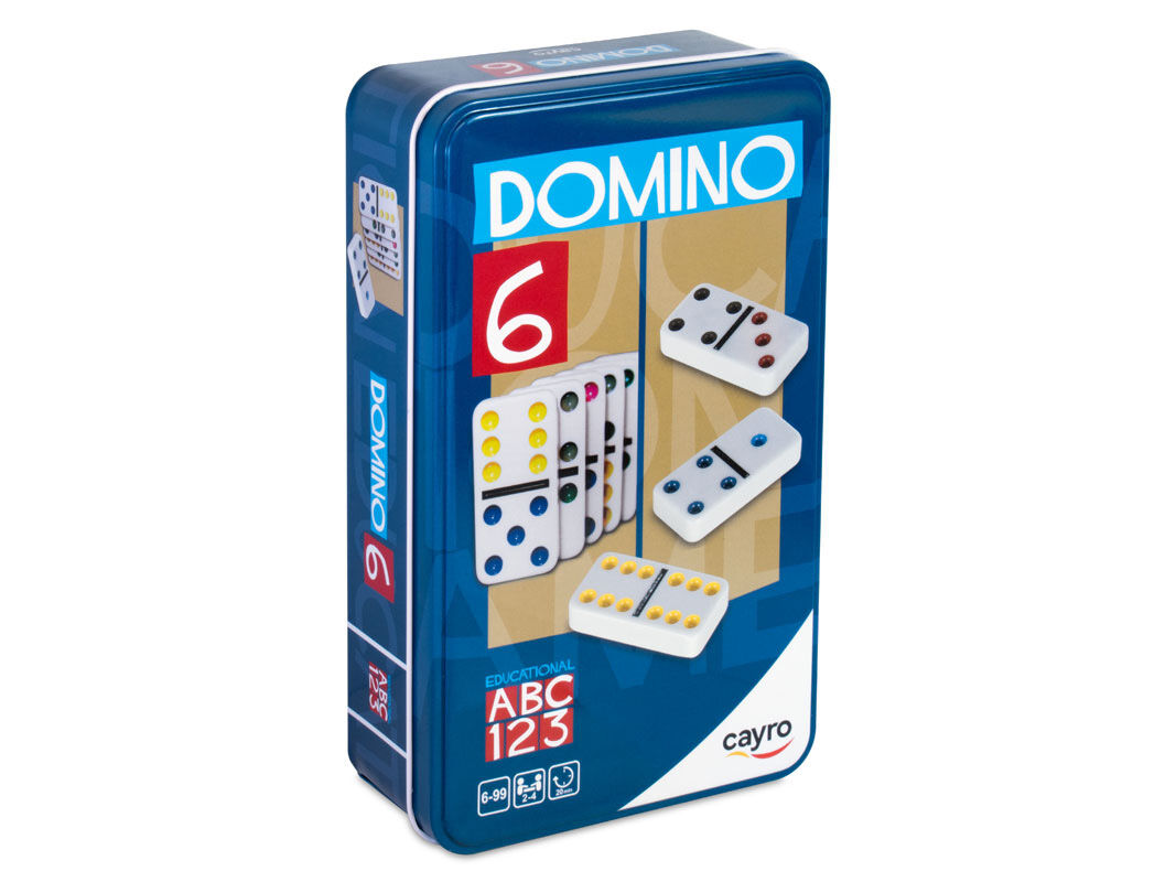 Domino 6 in Colour Tin