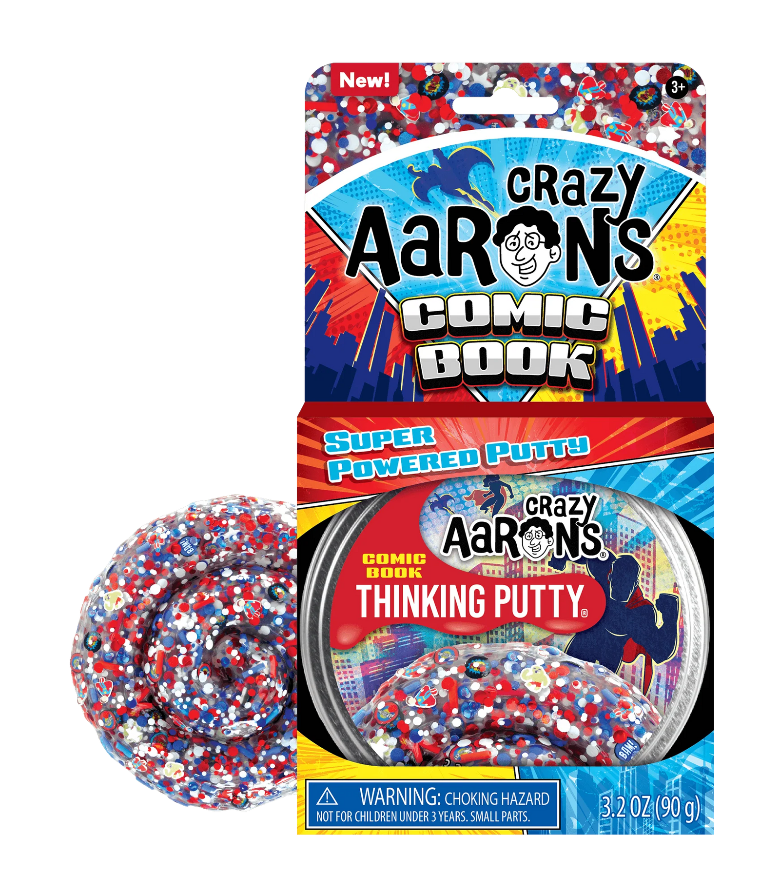 Crazy Aarons Putty Comic Book Trendsetters 90g Tin