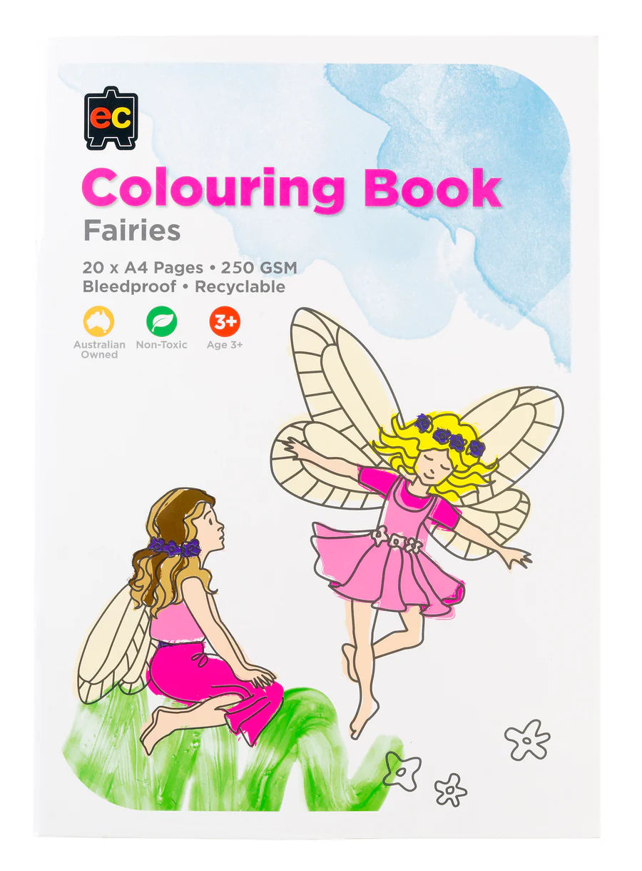 Educational Colours Fairies Colouring Book