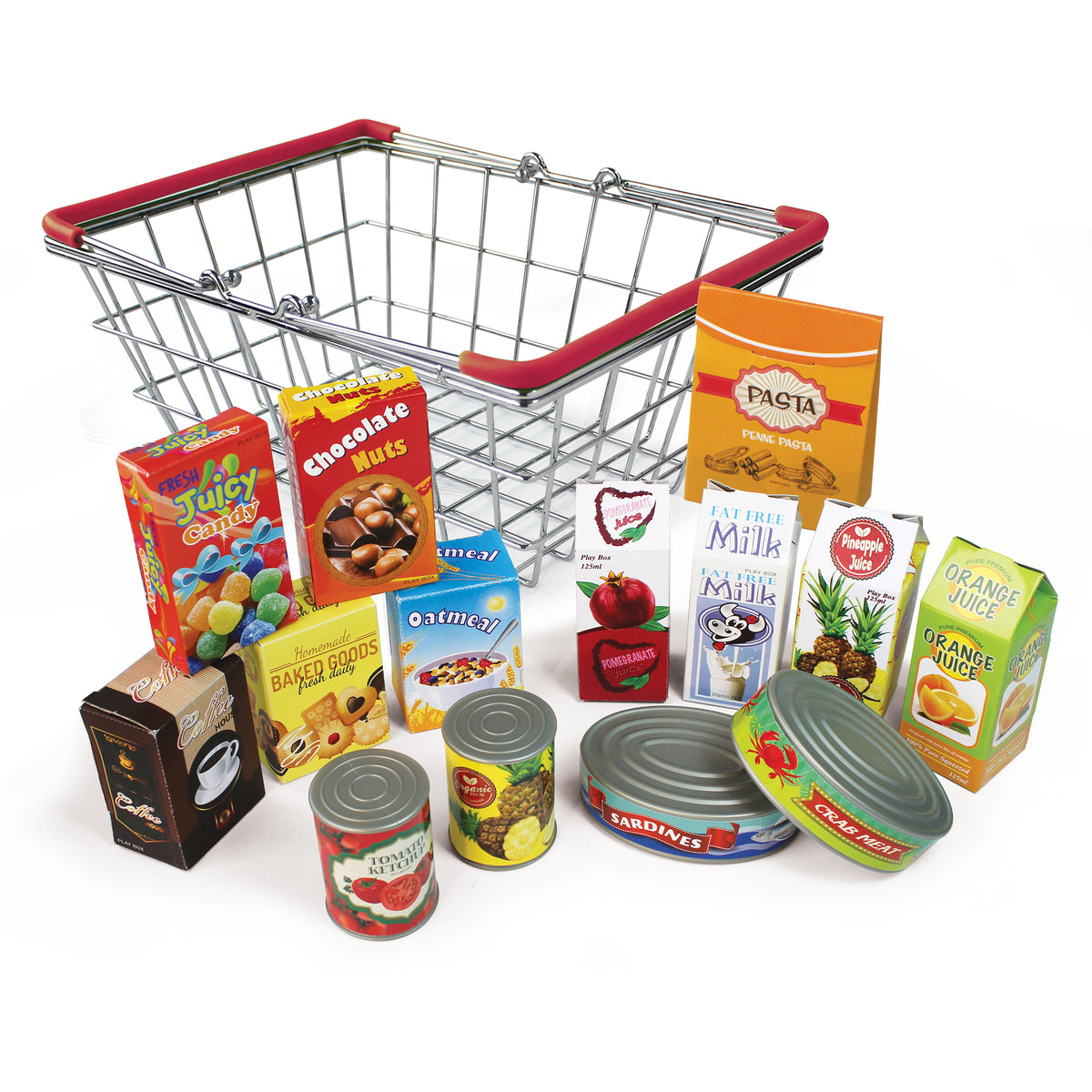Just For Chef Champion 15pc Food Basket with Boxed Food