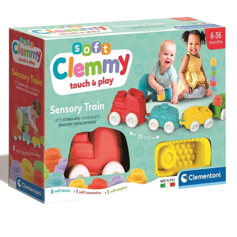 Clementoni  - Soft Clemmy - Sensory Train 6 - 36 months