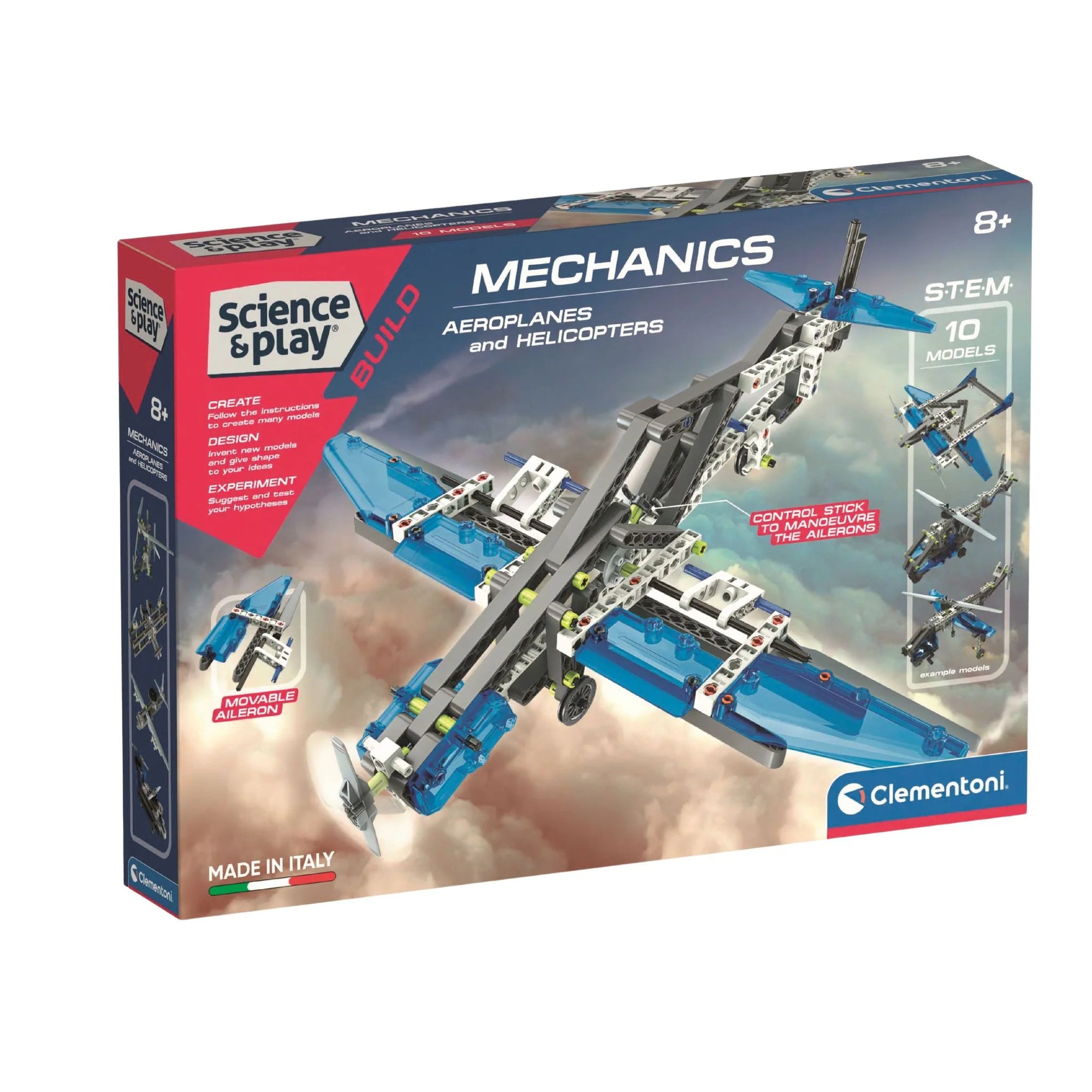 Clementoni Mechanics Lab Aeroplanes & Helicopters