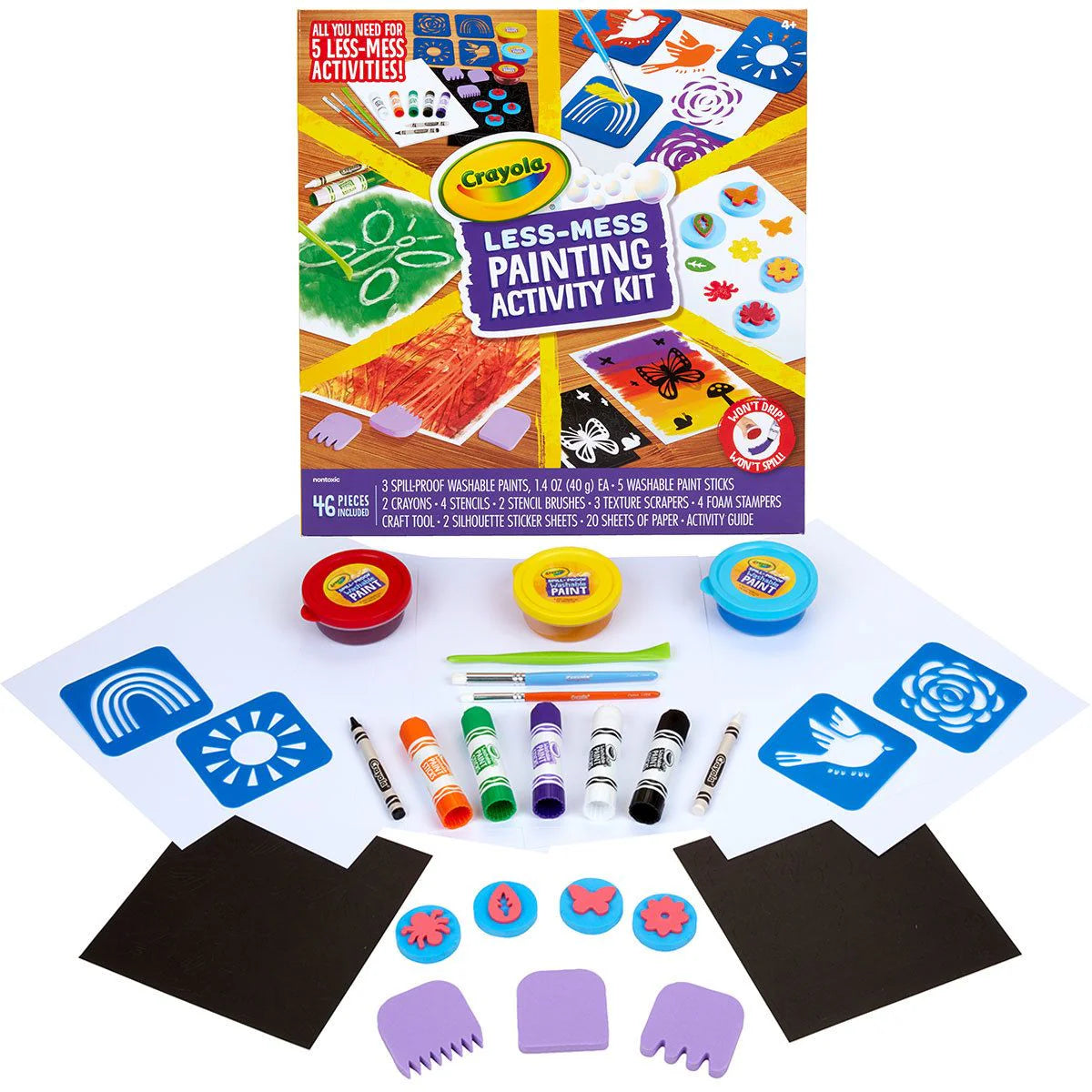 Crayola Less Mess Painting Activity Kit