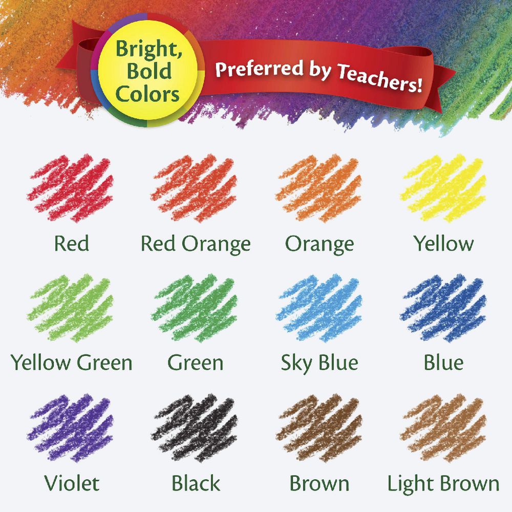 Crayola Erasable Coloured Pencils 12pk