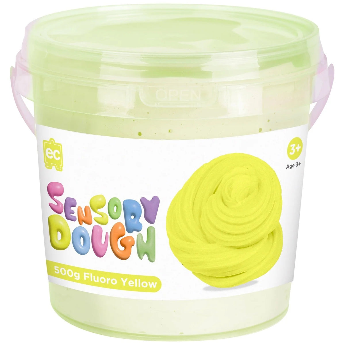 EC Sensory Dough Fluro Yellow 250g