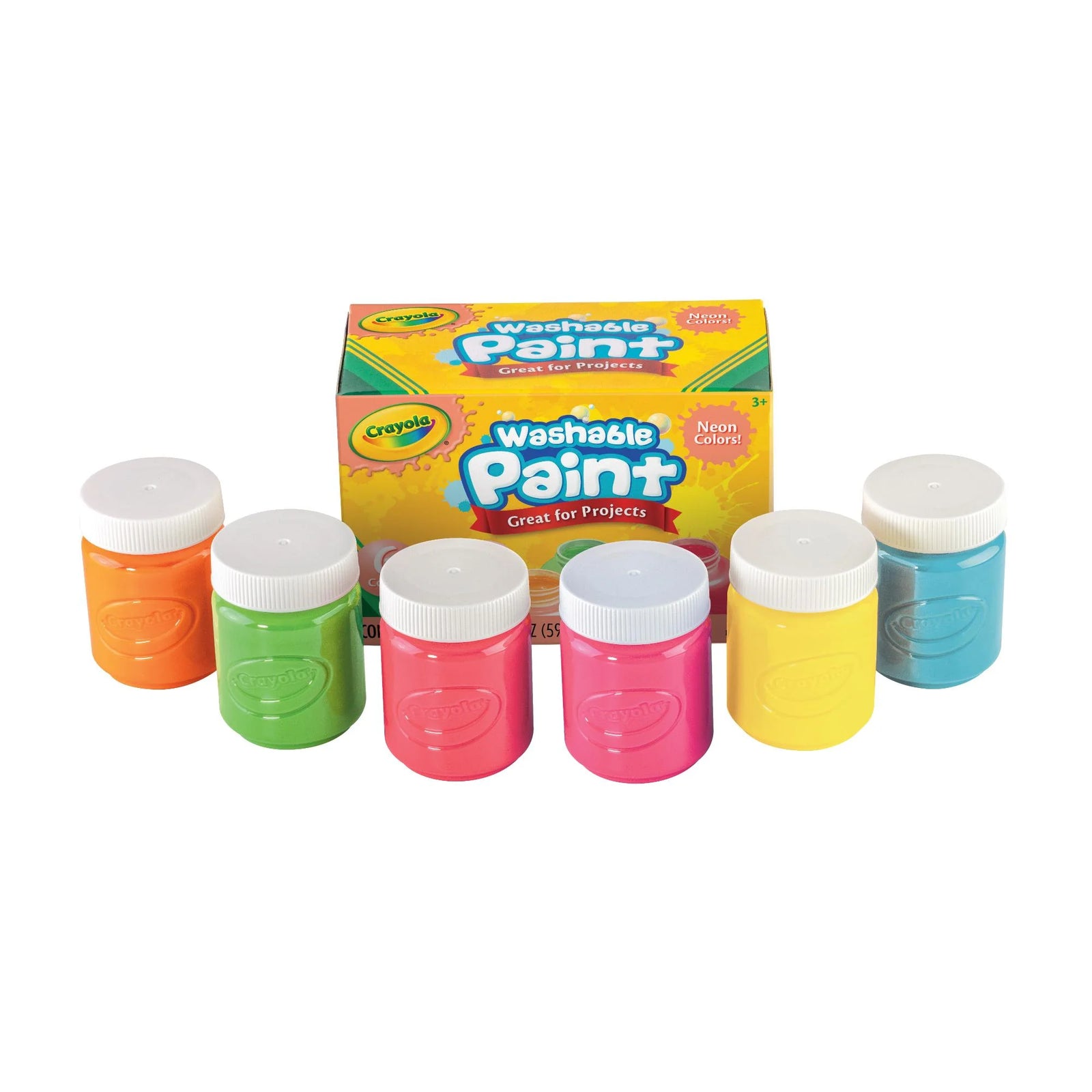 Crayola 6 Pack Washable Neon Paint