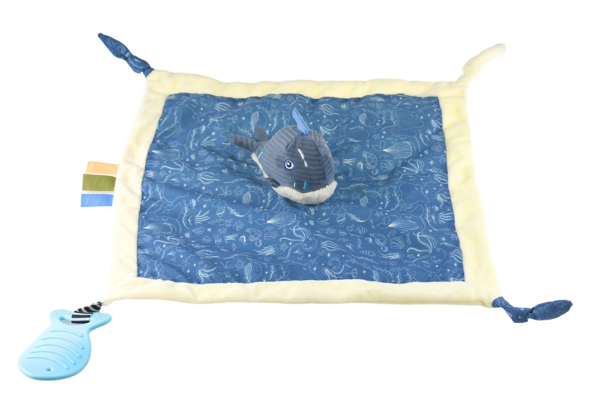 Snuggler Buddy Splashy Whale Comforter