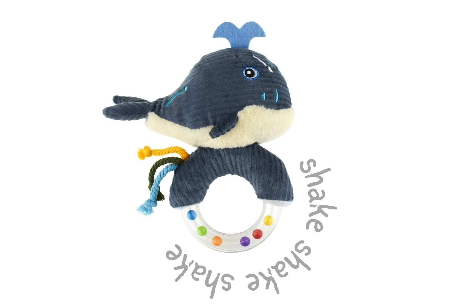 Snuggler Buddy Splashy Whale Ring Rattle